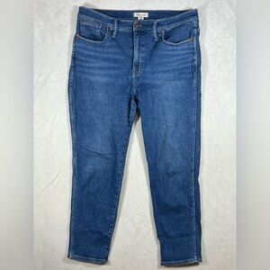 Madewell Stovepipe Size 32 Classic Blue Denim Jeans J. CREW